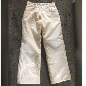 Yellow Girls Snow Pants